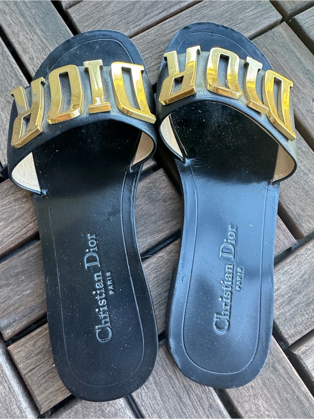 Authentic Dior Slide Sandals - Picture 2 of 3